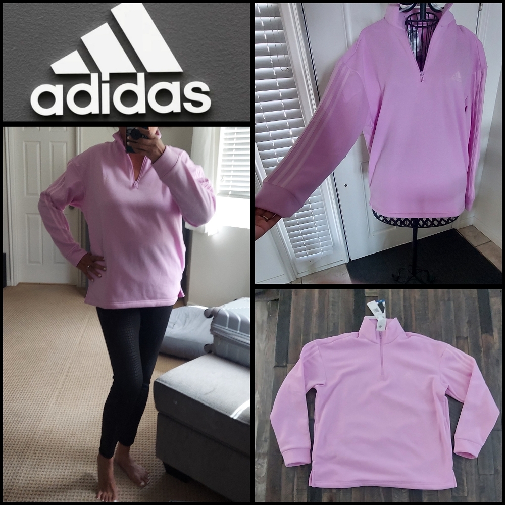 NWT Adidas pastle purple sweatshirt size Large